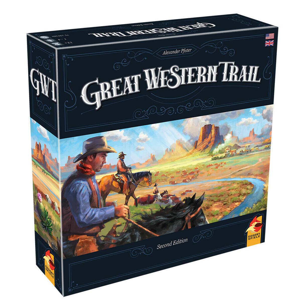Great Western Trail board game box